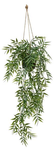 Hängepflanze LIORA Grün - Kunststoff - 21 x 7 x 23 cm