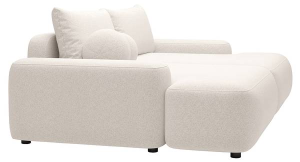 Sofa ohne Schlafmöglichkeit DAVISO Weiß - Textil - 164 x 87 x 232 cm