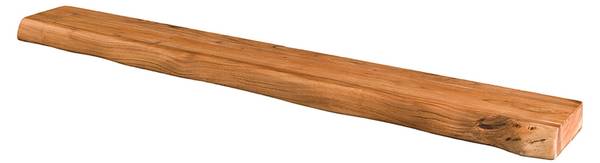Wandregal SESA Braun - Massivholz - 200 x 8 x 25 cm