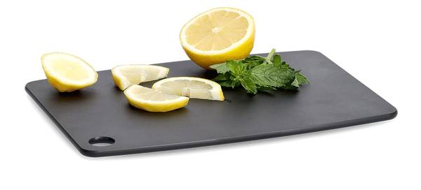Schneidebrett "Eco", Holzfaserlaminat Schwarz - Holzwerkstoff - 22 x 1 x 30 cm