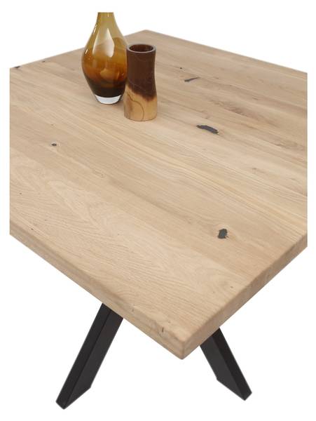 Essgruppe Miri Grau - Eiche - 76 x 100 cm