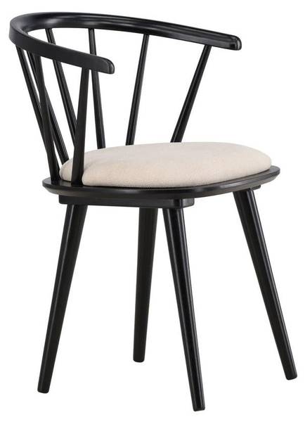 Esszimmerstühle Bobby (2er-Set) Schwarz