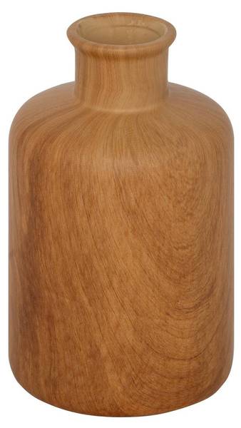 Vase SAO Braun - Stein - 11 x 18 x 11 cm