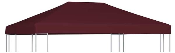 Pavillondach 299824 Rot - Polyester - 400 x 1 x 300 cm
