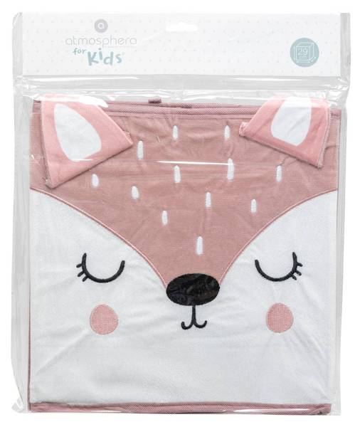 Aufbewahrungsbehälter für Kinder JOEY Pink - Papier - 29 x 29 x 29 cm