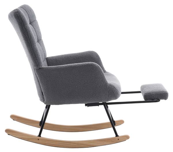 Relaxliege ZY-033 Grau - Webstoff - 68 x 91 x 88 cm
