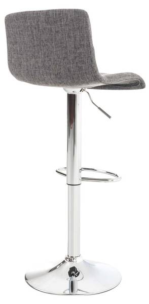 Barhocker Hoover Hellgrau - Silber