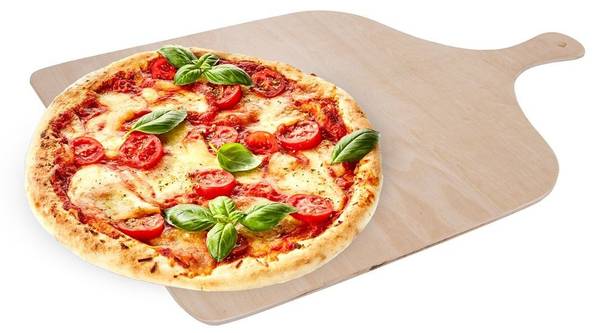 Pizzaschaufel 126810 Beige - Massivholz - 30 x 1 x 42 cm