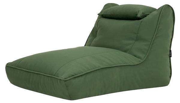 Zitzak Buiten Lounger Nova groen - geweven stof - polypropeen - 84 x 68 x 108 cm