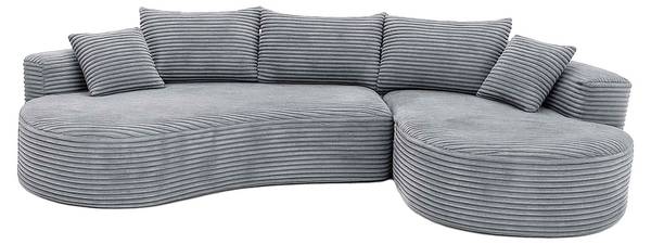 Sofa-Garnitur P19 Hellgrau