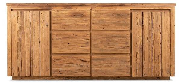 Sideboard Bridge Braun - Massivholz - 50 x 90 x 200 cm