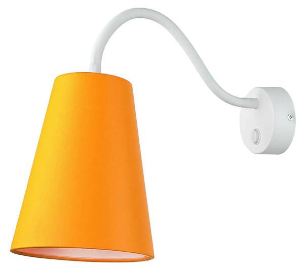 Kinder Wandleuchte BANTA Orange - Weiß