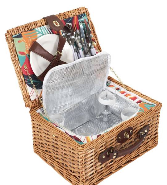 Picknickkorb mit Ausrüstung Tropic 39 x 19 x 29 cm