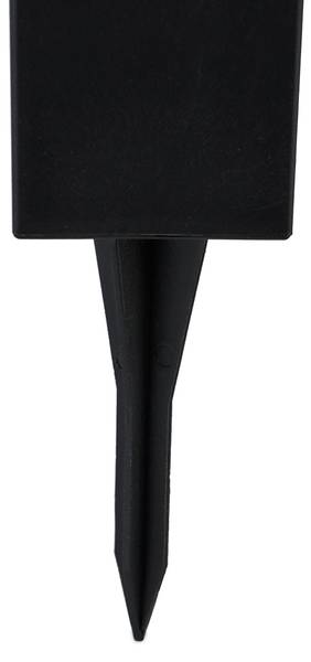 Solarlampen Set Schwarz - PVC - 6 x 41 x 6 cm