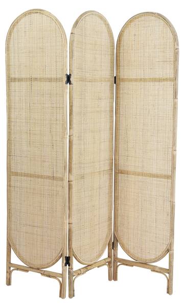 Raumteiler HERWIN Braun - Massivholz - 5 x 180 x 150 cm