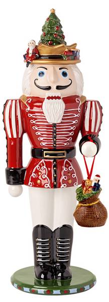 Nussknacker Christmas Toys Memory Porzellan - 13 x 37 x 14 cm