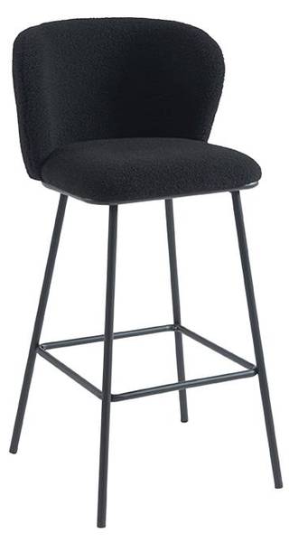 Barhocker SENORASE 2er-Set Schwarz