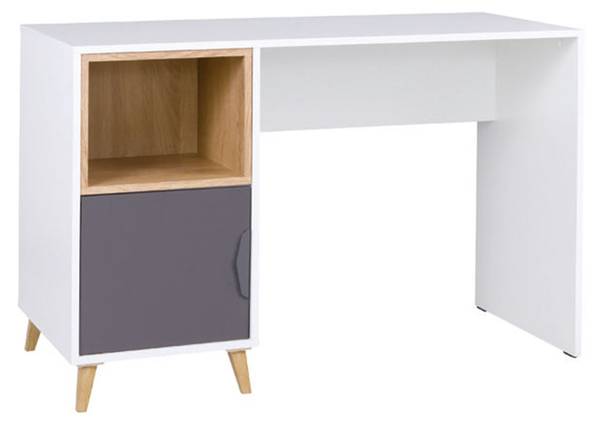 Schreibtisch Joker 14 Weiß - Holzwerkstoff - 120 x 76 x 55 cm
