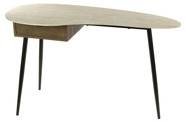 Schminktisch TRAVINO Beige - Keramik - 127 x 77 x 62 cm