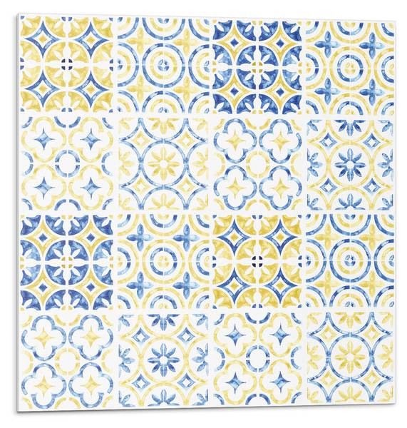 Fliesen Mosaik Ornamente 4er Set 50 x 50 cm