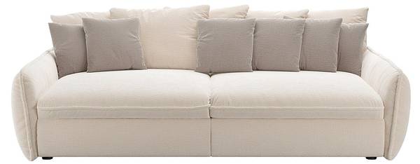 Sofa ohne Schlafmöglichkeit GIANOLA Beige - Textil - 131 x 61 x 234 cm
