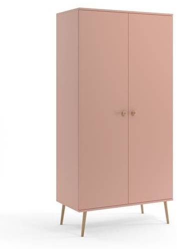 Kleiderschrank mit Stange IKON Rosa kaufen