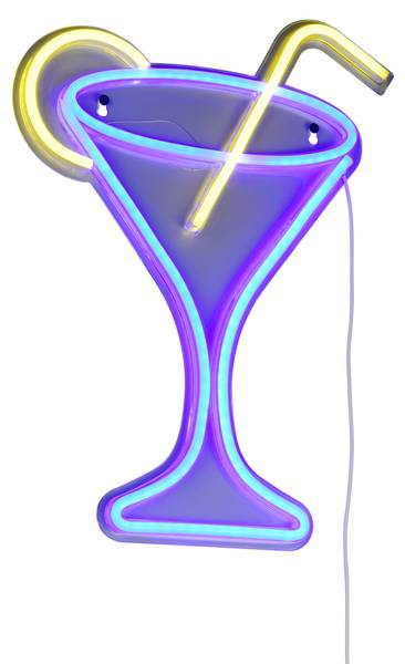 Wandlamp CHEERS wit - kunststof - 33 x 43 x 33 cm