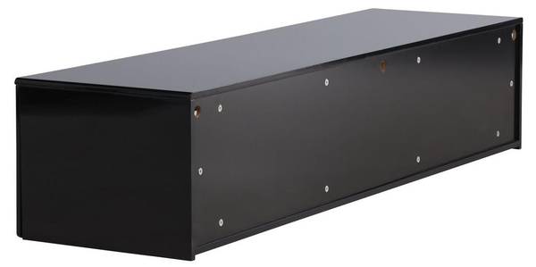 TV-Lowboard Fristad Schwarz - Holzwerkstoff - 160 x 35 x 45 cm