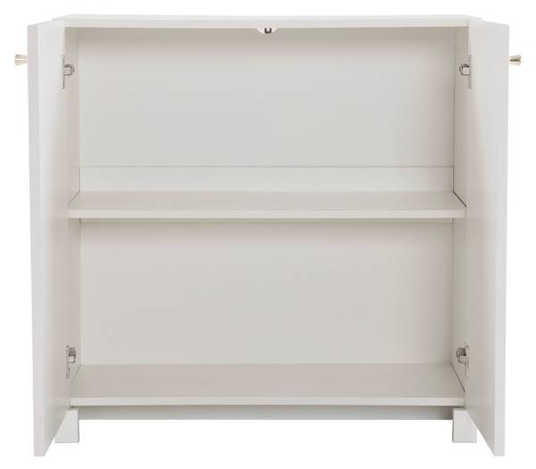 Zijkastje ArcLucy Ⅱ wit - plaatmateriaal op houtbasis - 80 x 80 x 40 cm