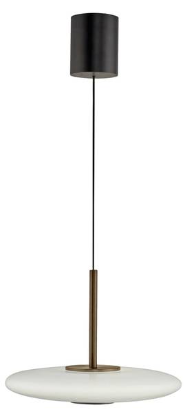 LED Pendellampe PURE Vitrum e-LIFT Dunkelbraun