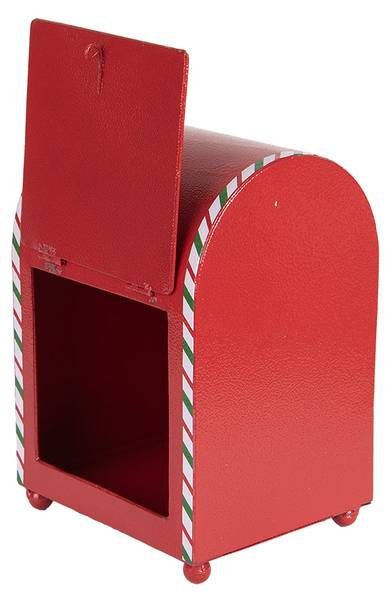 Briefkasten Xmas&Ideon Rot - Metall - 13 x 19 x 14 cm