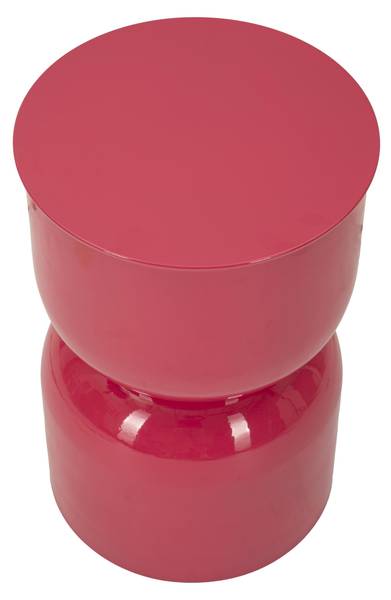 Kaffeetisch Oyi Pink - Metall - 31 x 46 x 31 cm
