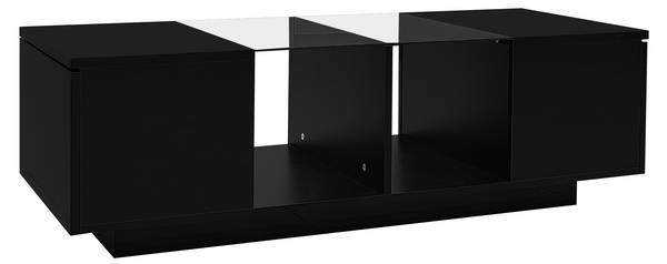 Salontafel GLOWGlass Ⅱ zwart