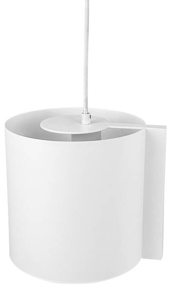 Pendelleuchte WUM Weiß - Metall - 23 x 20 x 20 cm