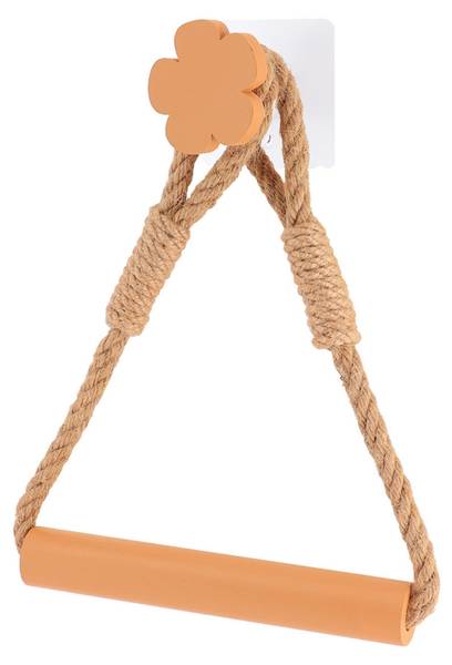 Toilettenpapierhalter FLOWER Orange - 18 x 22 x 4 cm