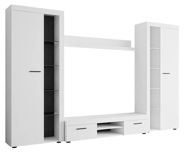 Wohnwand Rumba XL Weiß
