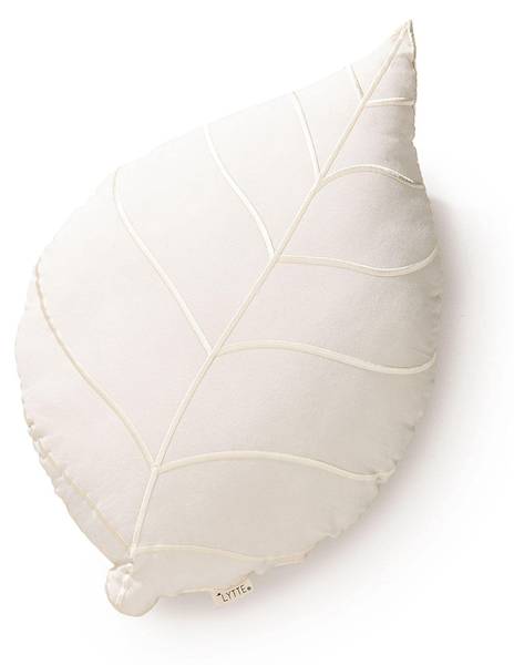 Kissen Hana Weiß - Baumwollstoff - 35 x 25 x 55 cm