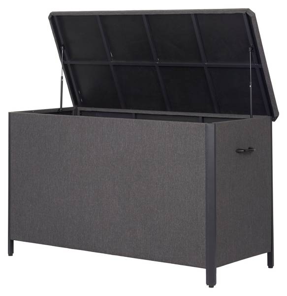 Boîte de jardin 166 x 75 cm Noir - Textile - 166 x 96 x 76 cm