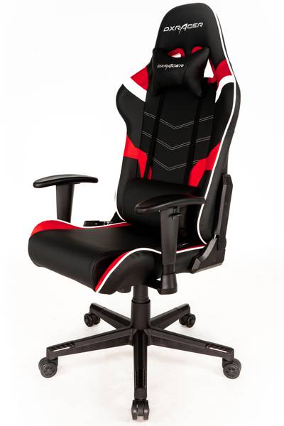 Gaming Chair PC188 Schwarz - Rot - Weiß