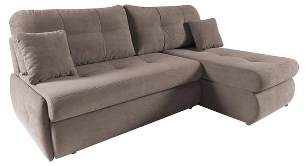 Ecksofa THIN Braun