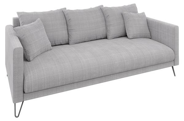 Sofa 3-Sitzer Harmony Hellgrau