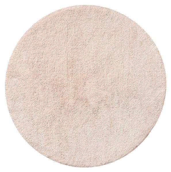 Kindervloerkleed Circle roze - textiel - 120 x 1 x 120 cm