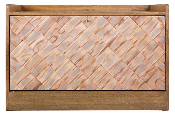 Schuhbank Masaya Braun - Holzwerkstoff - 80 x 53 x 38 cm