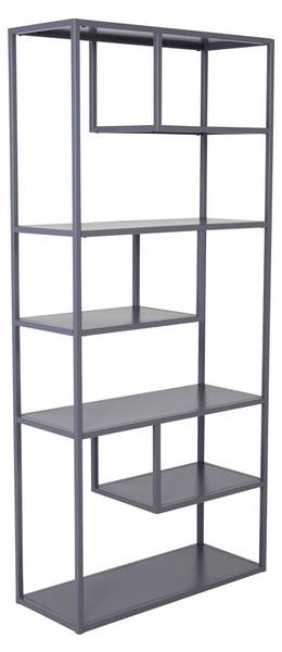 Regal Staal Grau - Stahl - 85 x 188 x 35 cm
