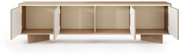 TV-Schrank Lido I Braun - Holzwerkstoff - 204 x 55 x 40 cm