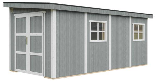 Gartenhaus M940BCS Hellgrau