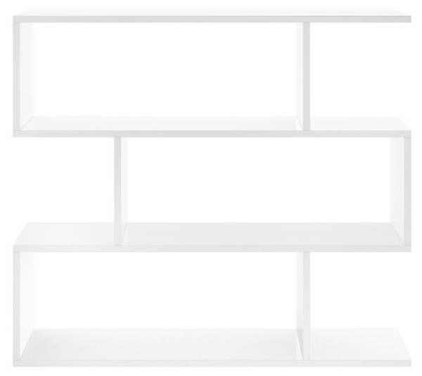 Standregal TOMINI Weiß - Holz teilmassiv - 25 x 96 x 110 cm