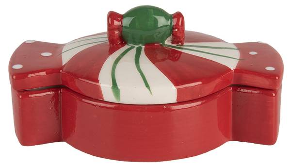 Vorratsglas Christmas 50119 Rot - Keramik - 10 x 8 x 14 cm