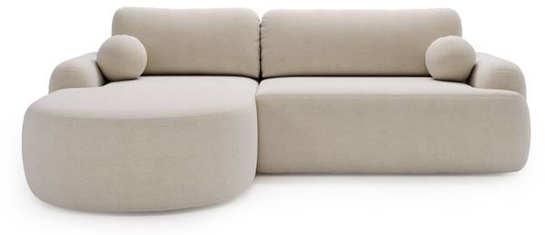 Ecksofa AURIO Beige - 261 x 82 x 177 cm
