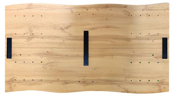 Esstisch DUA X Braun - Holzwerkstoff - 140 x 77 x 80 cm
